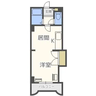 北海道札幌市中央区南十一条西13【マンション】の間取り