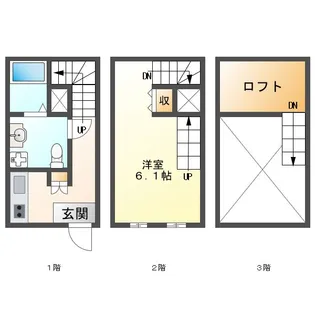 グランシエル【1階】の間取り