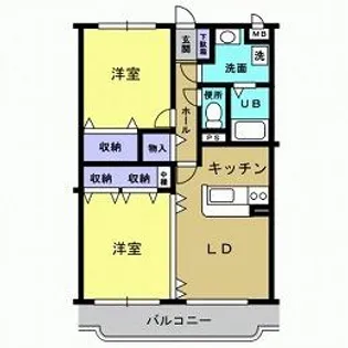 エンジェルズフォレストA【1階】の間取り