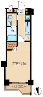 レディアス調布国領【4階】の間取り