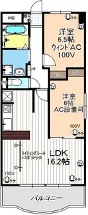 レジデンス光和II【7階】の間取り