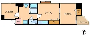 ラベンダーステージ30【8階】の間取り