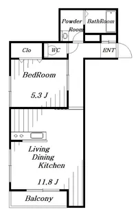 千葉県千葉市花見川区犢橋町【アパート】の間取り