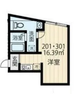 レオーネ千住新橋【2階】の間取り
