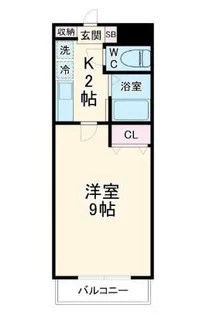 神奈川県川崎市中原区市ノ坪【マンション】の間取り