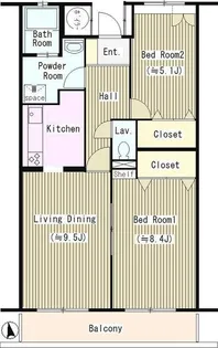 東京都府中市若松町3【マンション】の間取り