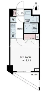 メイクスデザイン高田馬場【3階】の間取り