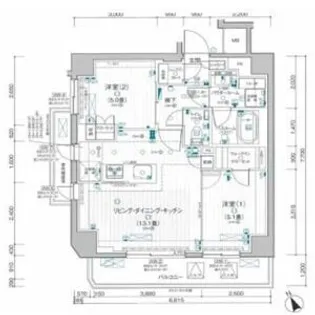 パレステージ西日暮里II【4階】の間取り