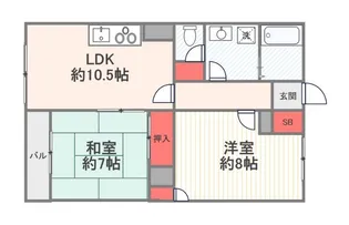 ヴィラ赤津【3階】の間取り