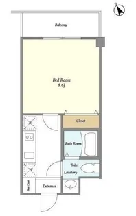 AYUTAKAII【4階】の間取り