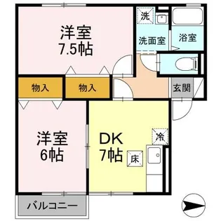 カメリーヒルズ【1階】の間取り