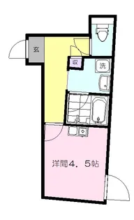 ベルーツ戸越【2階】の間取り