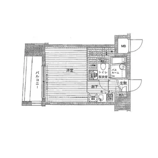 トーシンフェニックス中野坂上【4階】の間取り