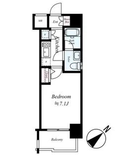 ジェノヴィア高田馬場【9階】の間取り