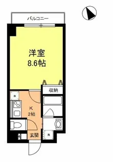 東京都文京区大塚3【マンション】の間取り