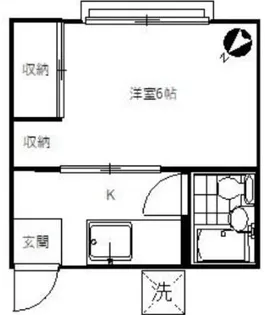 ロッヂ80【2階】の間取り