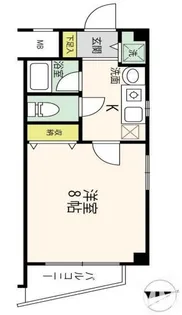 メイプルハイツ上中里【2階】の間取り