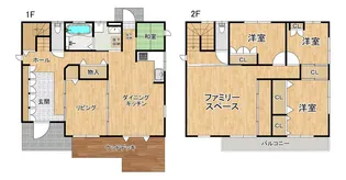 岡山県岡山市北区西崎本町【一戸建】の間取り
