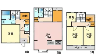 東京都江戸川区南小岩6【一戸建】の間取り