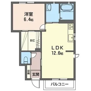 オーク・ロード【1階】の間取り