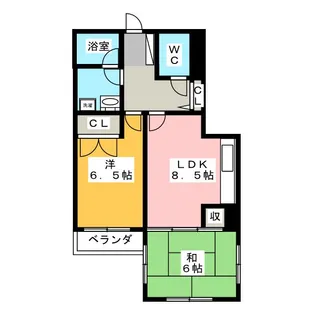 アブニール調布【5階】の間取り
