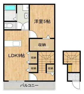 静岡県浜松市中央区河輪町【アパート】の間取り