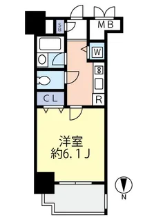 グランヴァン両国II【6階】の間取り
