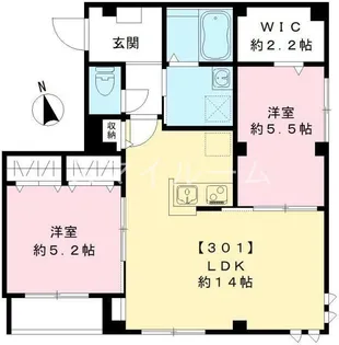 東京都品川区南大井5【マンション】の間取り