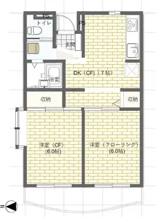 マイルド中村橋【3階】の間取り