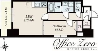 S-RESIDENCE岡崎公園aureate【3階】の間取り