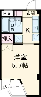 セゾンアネックス富浜【3階】の間取り