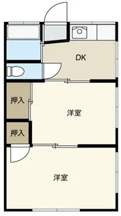 港南ほほえみ荘【2階】の間取り