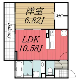 アメニティーなかにし IV【1階】の間取り
