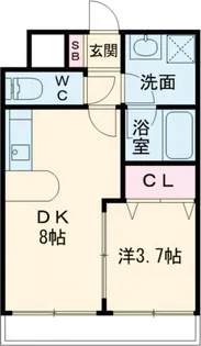 レジデンス阿倉川【3階】の間取り