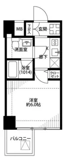 プレール・ドゥーク渋谷幡ヶ谷【5階】の間取り
