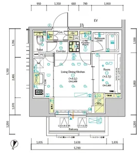 SYFORME OMIYA【6階】の間取り