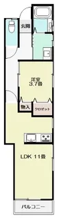 Cocoa House K (小名浜字大原)【1階】の間取り