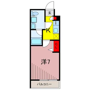 ラフィスタ金町【8階】の間取り
