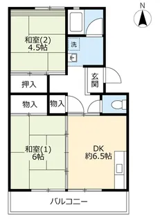 UR箕面粟生第三【5階】の間取り