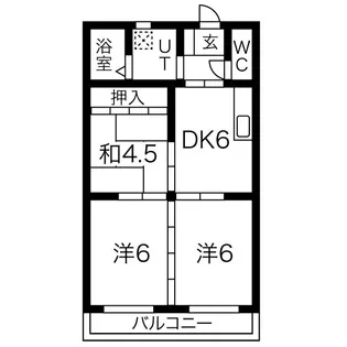 サンライズアサノ【3階】の間取り