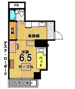 ポートリジェール78【5階】の間取り