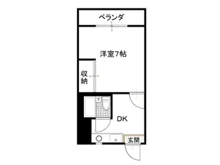 本大ハイツ1号地【1階】の間取り