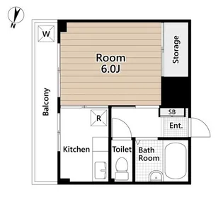 ダン・ラヴニール梶ヶ谷【2階】の間取り