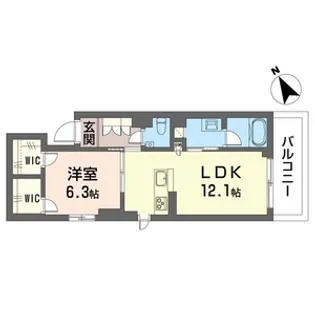 レガリータ【1階】の間取り