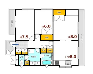 プチメゾン正田【3階】の間取り