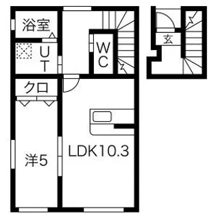 Crest尼沼A棟【2階】の間取り