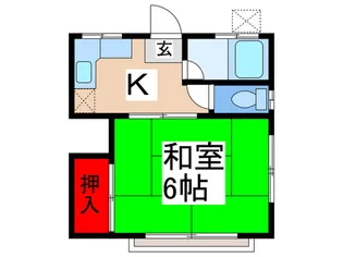 コ-ポ松原A【2階】の間取り