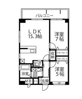 アルバクレスタ城崎【2階】の間取り