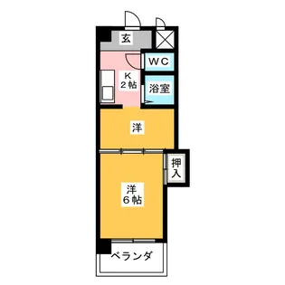 グリーンピア三郷【3階】の間取り