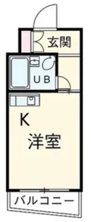 シャローム国分寺【1階】の間取り